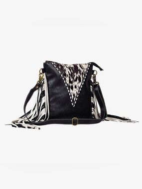 Myra Bag Chilton Draw Concealed Carry Leather Fringe Bag Purse